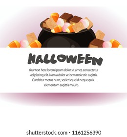 halloween pot of candy trick or treat