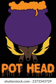 
Halloween Pot Head eps cut file for cutting machine