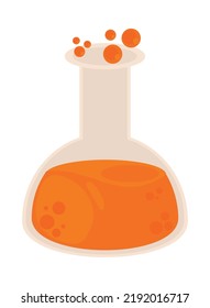 halloween poción icono de botella aislamiento plano
