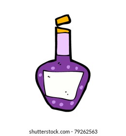 desenho animado de poção de halloween