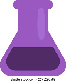 Halloween potion, illustration, vector on a white background.
