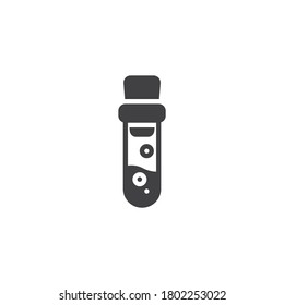 Halloween potion vector icon. filled flat sign for mobile concept and web design. Magic drink flask glyph icon. Symbol, logo illustration. Vector graphics