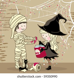 halloween preparations