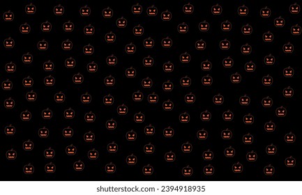 diseño de fondo vectorial de papel tapiz preppy de halloween