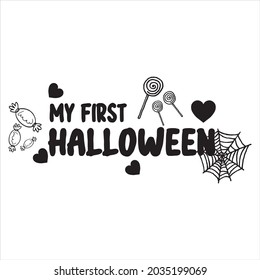 halloween print art vector desing drawing 