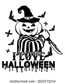 Halloween print template. It's 100%vector and easy to editable.