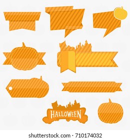 halloween promotion pricetags set