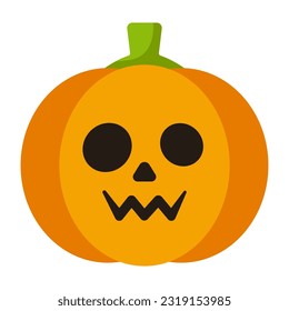 Halloween pumkin icon. vector illustration.