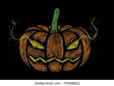 halloween pumkin line