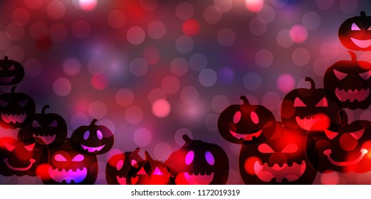 Halloween pumpkin autumn background