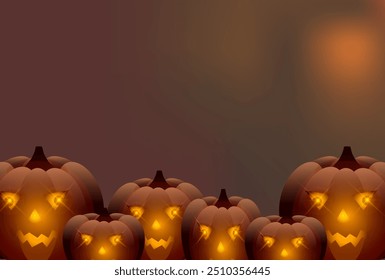 Halloween Pumpkin Autumn Ghost Background