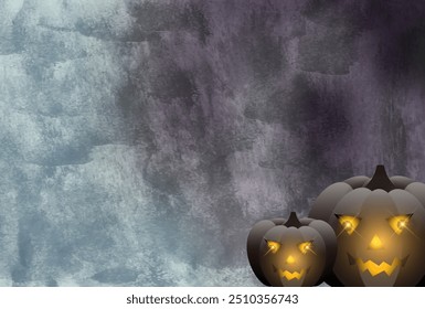 Fondo de fantasma de otoño de calabaza de Halloween