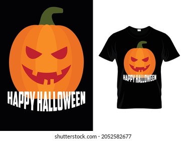 Halloween Pumpkin Awesome T-shirt Design