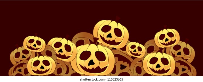 Halloween pumpkin background