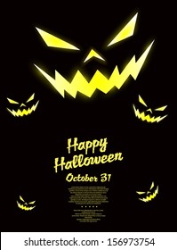 Halloween pumpkin background