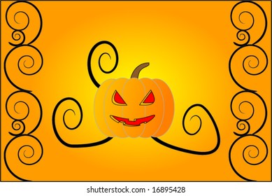 halloween pumpkin background