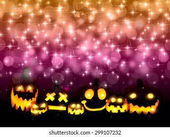 Halloween pumpkin background