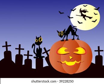 halloween pumpkin background