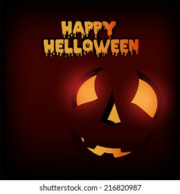 Halloween pumpkin background
Happy halloween text