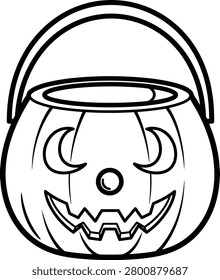 Halloween Pumpkin Candy Bucket