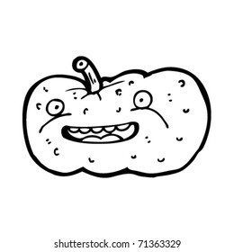 caricatura de calabaza de halloween