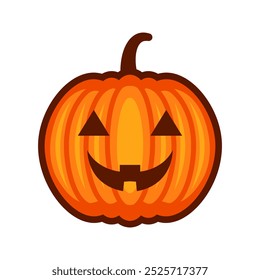 Halloween pumpkin cartoon. Halloween autumn pumpkin cartoon . Digital illustration.