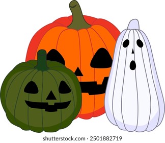 Halloween pumpkin cartoon clipart illustration - Jack O lantern pumpkin