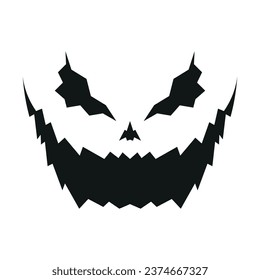 halloween pumpkin carving face silhouette