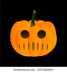 Halloween pumpkin, pumpkin carving, pumpkin vector