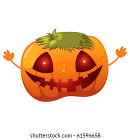 Halloween Pumpkin Character