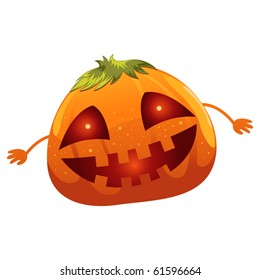Halloween Pumpkin Character