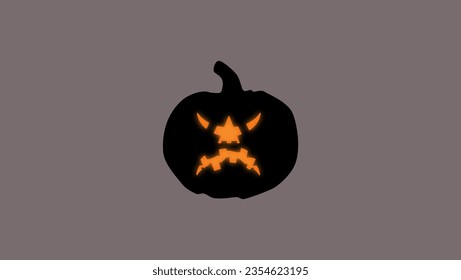 Halloween Pumpkin character, high quality vector