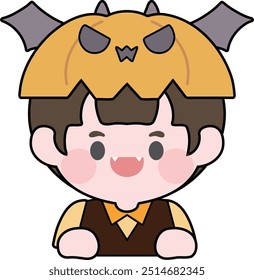 Halloween Pumpkin Children's Illustration art