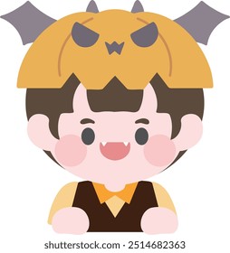 Halloween Pumpkin Children's Illustration art