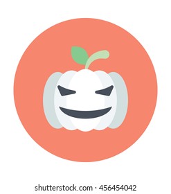 Halloween Pumpkin Colored Vector Icon