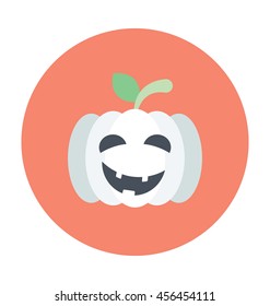 Halloween Pumpkin Colored Vector Icon
