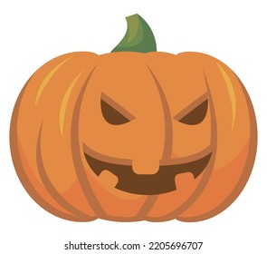 icono de la cara cómica de calabaza de halloween