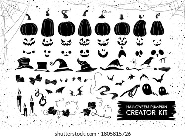 Halloween Pumpkin Creator kit for decorate on Halloween party night.