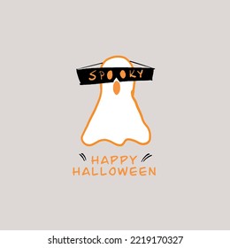 halloween and pumpkin cute ghost
