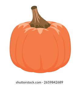 Halloween-Kürbis. Süße Kürbisse oder Geist. Vektorgrafik der Herbstferien.