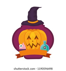 Halloween pumpkin design