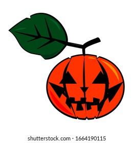 Halloween pumpkin design vector illustration 