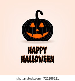 Halloween pumpkin design vector illustration.