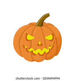 halloween pumpkin drawing vector illustration