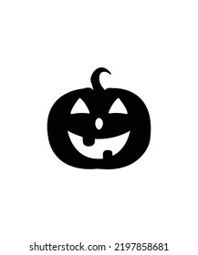 Halloween Pumpkin with expressions vector isolated on white 