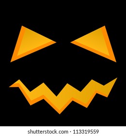 Halloween pumpkin face