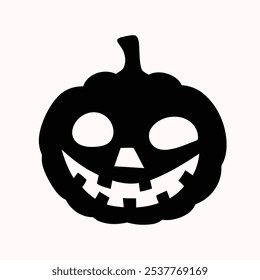 Halloween Pumpkin Face Icon vector