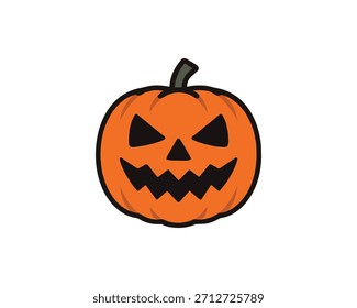 Halloween Pumpkin Face ícone vetor design ilustração.
