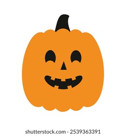 Halloween Vector de la silueta de la cara de la calabaza - Conjunto de 3 Diseños Jack-o'-Lantern.