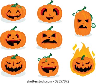halloween pumpkin faces
